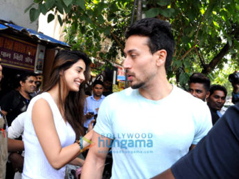 Tiger Shroff and Disha Patani spotted at Bastian in Bandra