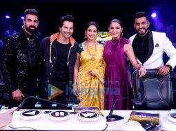 Varun Dhawan, Anushka Sharma and Madhuri Dixit snapped on Dance Deewane