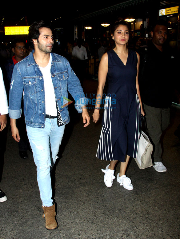 varun dhawan anushka sharma and yami gautam snapped at airport 6