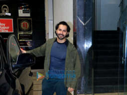 Varun Dhawan snapped at the gym in Khar