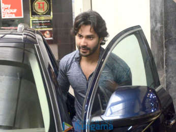 Varun Dhawan snapped outside his gym in Bandra