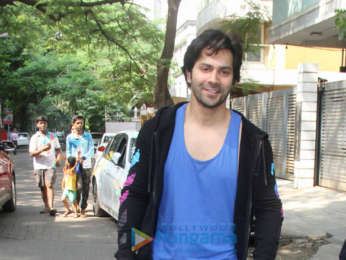 Varun Dhawan spotted at the gym