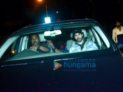 Varun Dhawan with girl friend and Jimmy Sheirgill snapped at Bandra