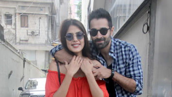 Varun Mitra, Rhea Chakraborty and Pooja Bhatt spotted at Vishesh Films’ office