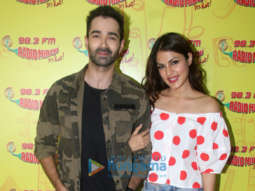 Varun Mitra and Rhea Chakraborty snapped at the 98.3 FM Radio Mirchi office