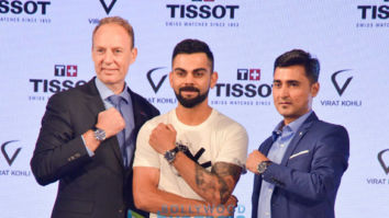 Virat Kohli graces the launch of the new range of watches from Tissot
