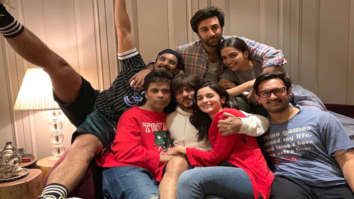 WOW! Deepika Padukone CUDDLES UP with Ranbir Kapoor, Ranveer Singh, Karan Johar, Aamir Khan, Shah Rukh Khan and Alia Bhatt pose for the biggest BLOCKBUSTER ever