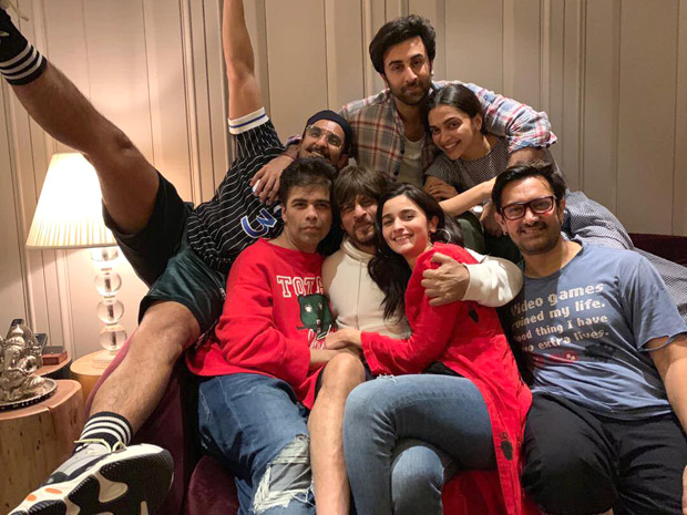 WOW! Deepika Padukone CUDDLES UP with Ranbir Kapoor, Ranveer Singh, Karan Johar, Aamir Khan, Shah Rukh Khan and Alia Bhatt pose for the biggest BLOCKBUSTER ever WOW! Deepika Padukone CUDDLES UP with Ranbir Kapoor, Ranveer Singh, Karan Johar, Aamir Khan, Shah Rukh Khan and Alia Bhatt pose for the biggest BLOCKBUSTER ever