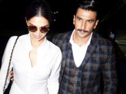 SPOTTED:Ranveer Singh and Deepika Padukone at Airport
