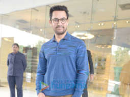 Aamir Khan snapped travelling to the airport in New Delhi