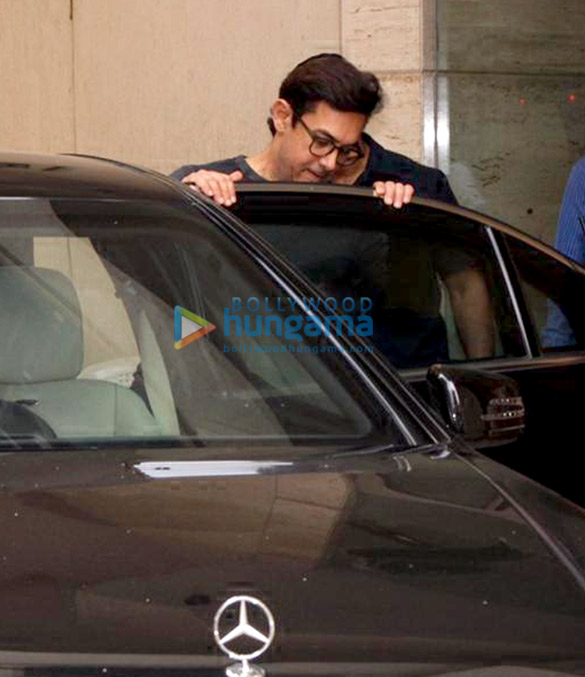 aamir khan spotted at a recording studio 5