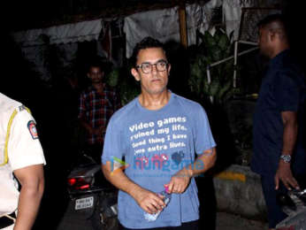 Aamir Khan spotted at spa in Bandra