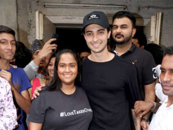 Aayush Sharma snapped at Chandan Cinema in Juhu