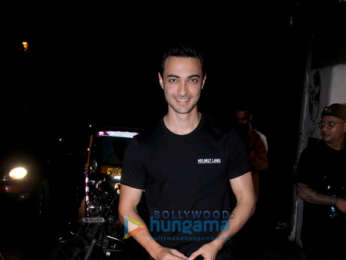 Aayush Sharma snapped at Hakim’s Aalim salon in Bandra