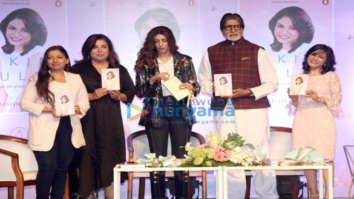 Amitabh Bachchan and Shweta Bachchan Nanda snapped at the launch of Dr. Jaishree Sharad’s book “Skin Rules”