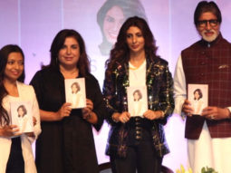 Amitabh Bachchan and Shweta Bachchan Nanda snapped at the launch of Dr. Jaishree Sharad’s book “Skin Rules”
