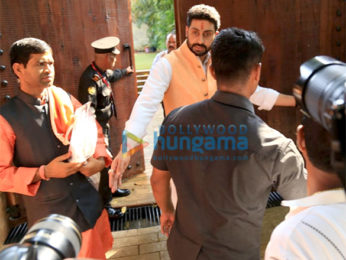 Amitabh Bachchan greets fans and media on his 76th birthday celebrations