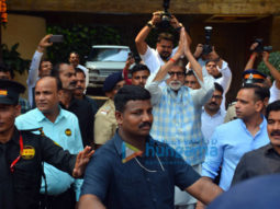 Amitabh Bachchan greets fans and media on his 76th birthday celebrations