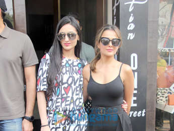 Amrita Arora and Khushi Kapoor snapped at Bastian