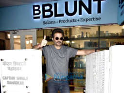 Anil Kapoor snapped outside the BBlunt salon in Bandra
