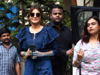 Anushka Sharma snapped at Aanand L. Rai's office