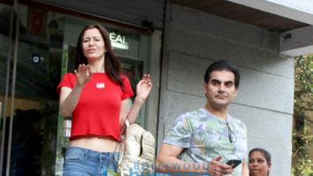 Arbaaz Khan and his girlfriend spotted at Bandra