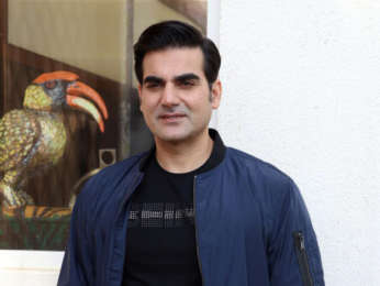 Arbaaz Khan snapped during 'Jack And Dil' interviews at Sun N Sand in Juhu