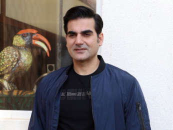 Arbaaz Khan snapped during 'Jack And Dil' interviews at Sun N Sand in Juhu