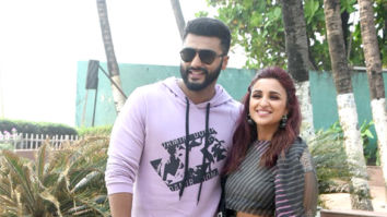 Arjun Kapoor and Parineeti Chopra promote Namaste England at Novotel, Juhu