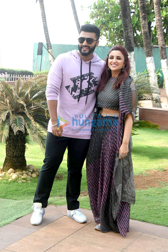 Arjun Kapoor and Parineeti Chopra promote Namaste England at Novotel, Juhu