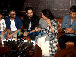 Ayushmann Khurrana, Gajraj Rao and Neena Gupta visit Citimall PVR for Badhaai Ho