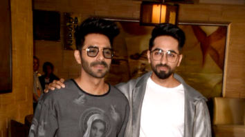 Ayushmann Khurrana and Aaradhya Bachchan snapped in Juhu