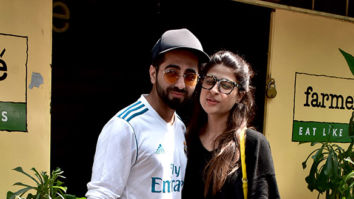 Ayushmann Khurrana snapped at Farmers’ Cafe in Bandra