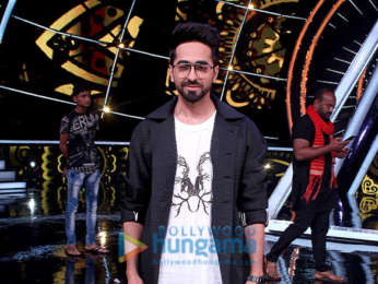 Ayushmann Khurrana snapped on sets of Indian Idol