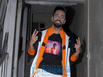 Ayushmann Khurrana snapped promoting his film Badhaai Ho