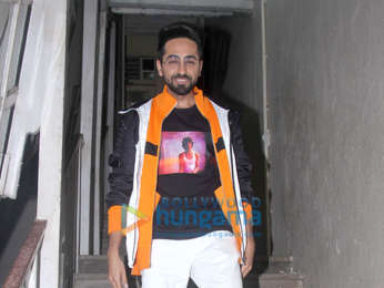 Ayushmann Khurrana snapped promoting his film Badhaai Ho