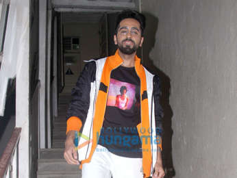 Ayushmann Khurrana snapped promoting his film Badhaai Ho
