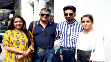 Badhaai Ho cast promote their film at Lower Parel