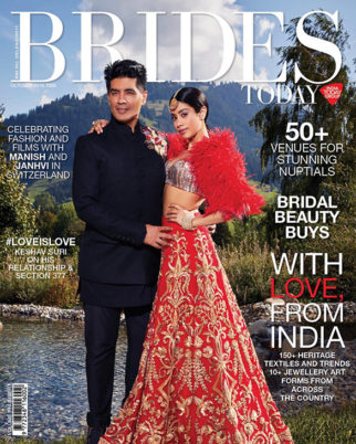Janvi Kapoor, Manish Malhotra On The Cover Of Brides Today