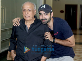 Cast of the film Jalebi snapped during media interviews