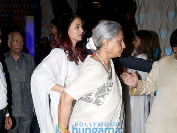 Celebs attend the prayer meet of late Krishna Raj Kapoor at Sahara Star hotel
