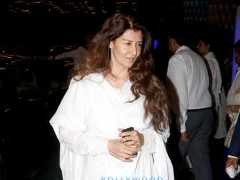 Celebs attend the prayer meet of late Krishna Raj Kapoor at Sahara Star hotel