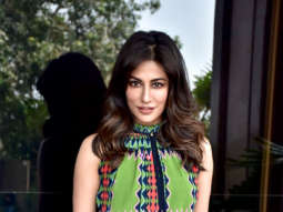 Chitrangda Singh snapped promoting the film Baazaar at Taj Lands End