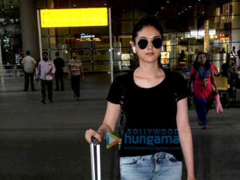 Evelyn Sharma, Aditi Rao Hydari and Rohan Mehra snapped at the airport