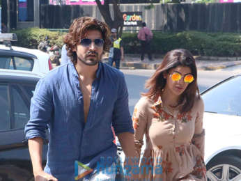 Gurmeet Choudhary and Debina Bonnerjee spotted at Yauatcha for lunch