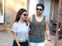 Gurmeet Choudhary and Debina Choudhary spotted in Andheri