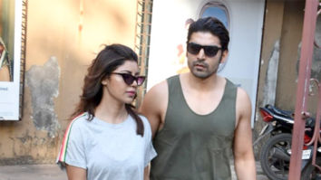 Gurmeet Choudhary and Debina Choudhary spotted in Andheri