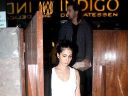 Harshvardhan Rane and Kim Sharma spotted at Indigo in Bandra