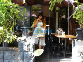 Ileana D'cruz snapped at Suzette Cafe