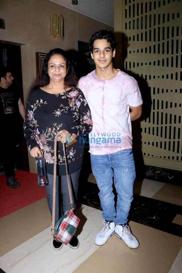 Ishaan Khatter and Neelima Azim snapped at PVR Icon in Andheri Ishaan Khatter and Neelima Azim snapped at PVR Icon in Andheri